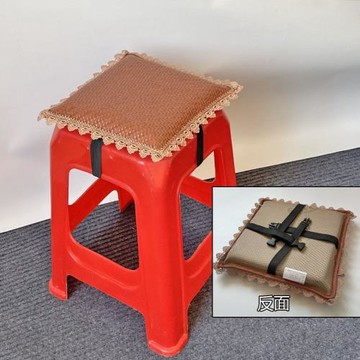 服裝廠員工坐墊屁墊竹墊涼墊子夏季透氣雙面工廠墊膠凳子上班久坐