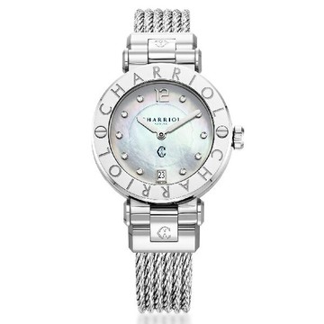 CHARRIOL 夏利豪 CR36S590001 經典時尚腕錶 銀 36mm｜樂天領券現折★全館特惠中★指定刷卡回饋10%