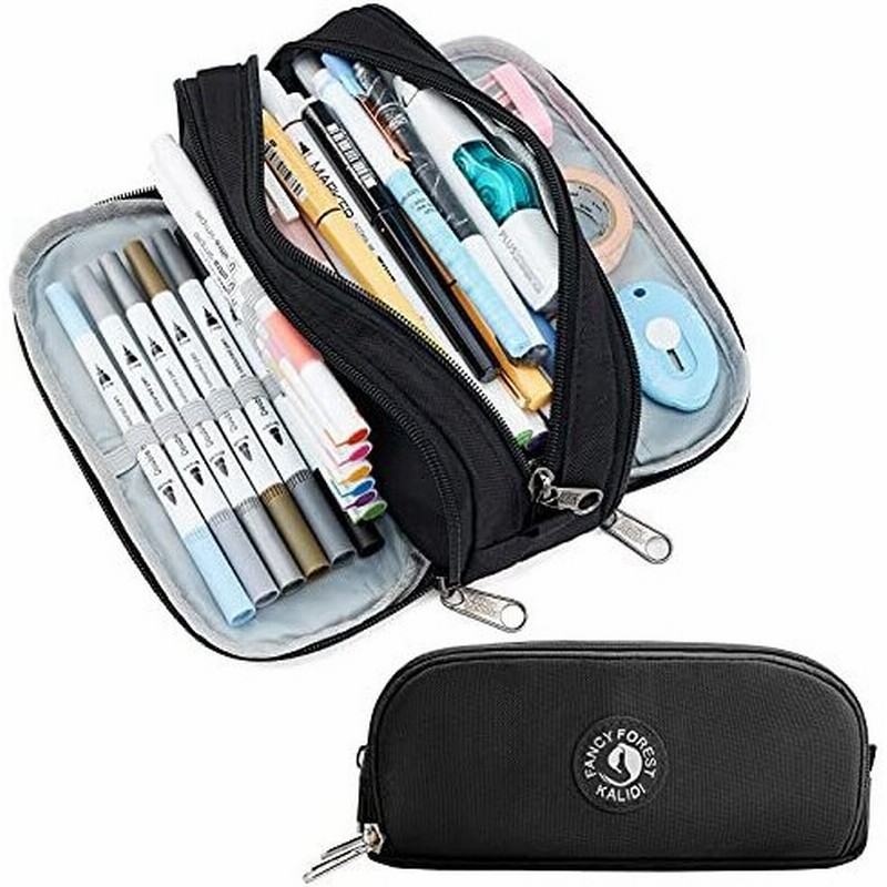 Kalidi 筆箱 大容量 ペンケース 大容量 ふでばこ 3層 40本以上の収納ペン 筆箱 小学生 文房具 小物入れ 帆布 多機能ペン袋 ジッパ袋 通販 Lineポイント最大0 5 Get Lineショッピング