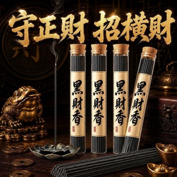 ⚡臺灣直出⚡優選⭐正宗藏香線香黑財香招財香家用客廳臥室書房公司辦公門店檔口聚財