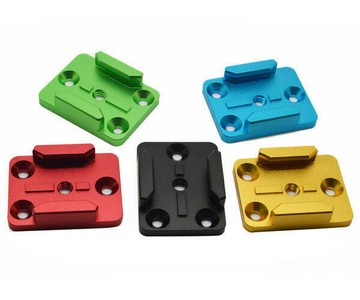 適用于goproCNC鋁合金屬方形平面底座 用于gopro轉接頭三腳架固件