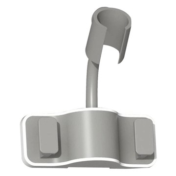 葉子小舖 可調無痕壁貼蓮蓬頭架  9.5 x 2.6 x 12cm  灰色