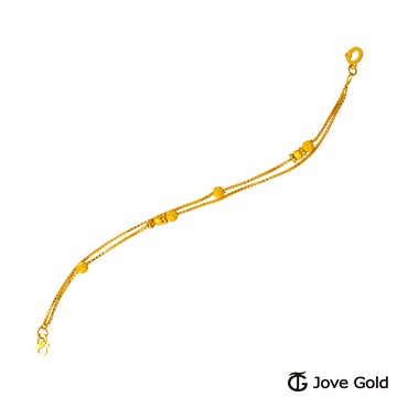 Jove Gold漾金飾 跳躍舞曲黃金手鍊