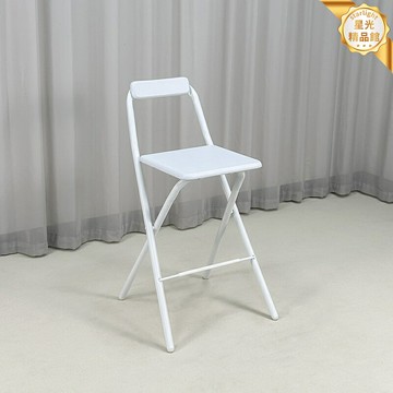 【高摺疊省空間】吧檯凳 高腳椅 吧檯椅 折疊椅 靠背椅 陽臺椅 現代簡約設計 60cm高度可調 家用戶外兩用 奶茶店銀行適用