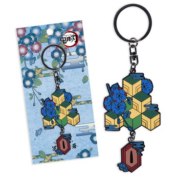 鬼滅之刃 E款 富岡義勇 水柱 鑰匙圈(垂墜式金屬)