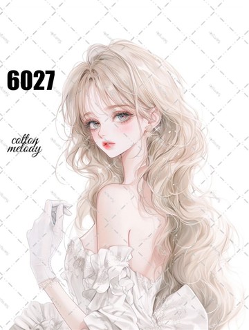 原創貼紙 No.6027 人物貼紙 原創貼紙 女孩貼紙 原創人物貼紙