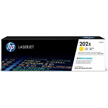 【免運 送$100禮券】HP CF502X (202X) 黃色 高容量 原廠碳粉匣 適用:M254/M281/M280｜領券最高折$220