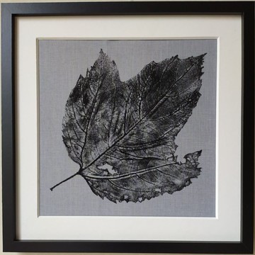 限量版系 畫作 與秋對話 中 一幅作品 山楂葉