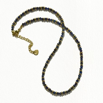 藍紋石・鈦鋼｜項鍊｜快速出貨｜溝通表達、情緒平衡、智慧直覺｜穿搭、疊戴｜台北現貨｜涵秘Hami