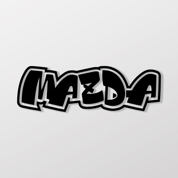 MAZDA/HHP/車貼 SunBrother孫氏兄弟 3M 反光貼紙 防水貼紙 車貼貼紙