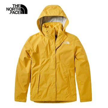 [ THE NORTH FACE ] 女 DryVent 兜帽套接防水外套 黃 / 衝鋒衣 / 公司貨 NF0A3VPR70M