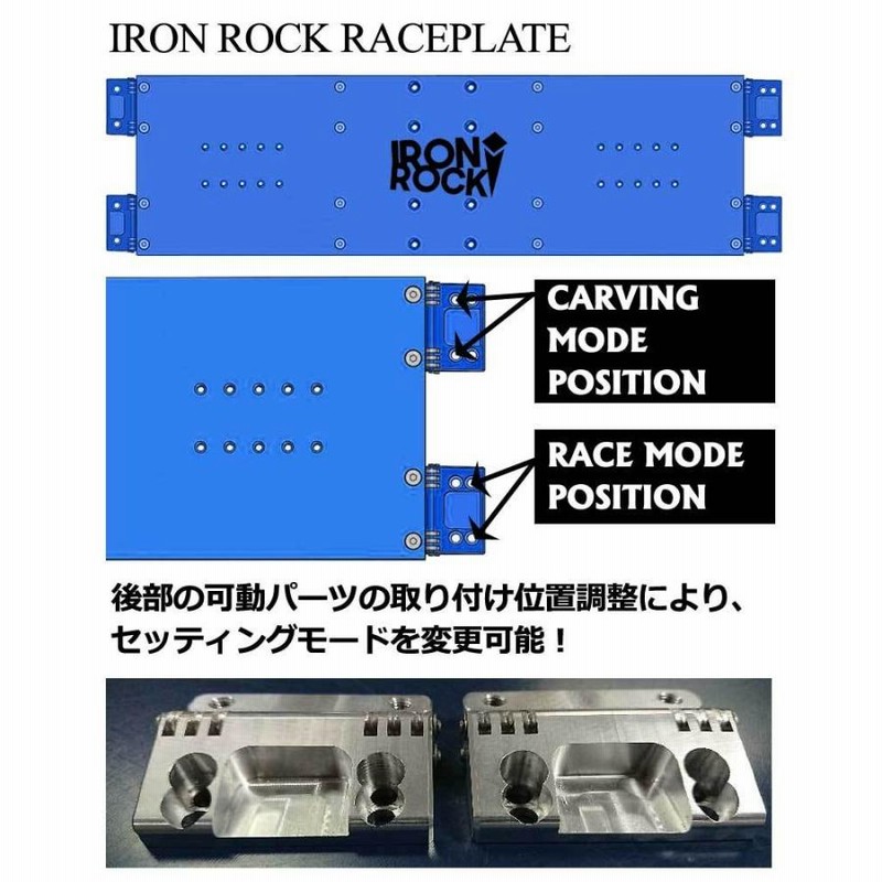 21-22 IRON ROCK RACE PLATE アイアンロック レースプレート アルペン