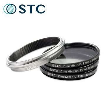 STC FAR-X100 轉接環 + 全套 1/2+1/4+1/8 黑柔霧濾鏡49mm