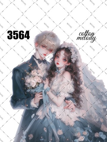 original sticker no.3564 人物貼紙 原創貼紙 原創人物貼紙 裝飾貼紙 cotton melody