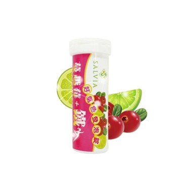 Salvia 好氣色蔓越莓加鐵發泡錠(10錠/瓶)*1瓶