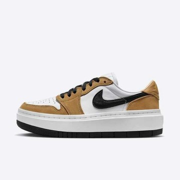 Kixpress-Nike Air Jordan 1 Elevate 女 運動休閒鞋 厚底 舒適 穿搭 白黑棕 [DH7004-701]