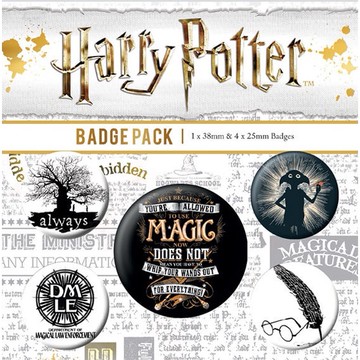 哈利波特 魔法世界 英國進口徽章組 Harry Potter