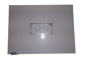 西式流蘇簽名簿43頁-空白無格37x25cm