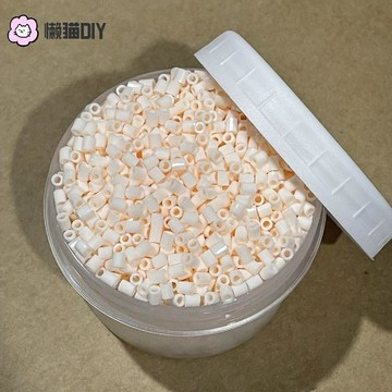 拼拼豆豆🌈 拼豆補充包黑白膚色常用色2.6mmdiy單色罐子裝一瓶約10450顆280ML 拼豆材料 手作材