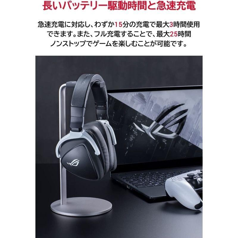 ASUS ゲーミングヘッドセット ROG Delta S Wireless (AIノイズキャンセ