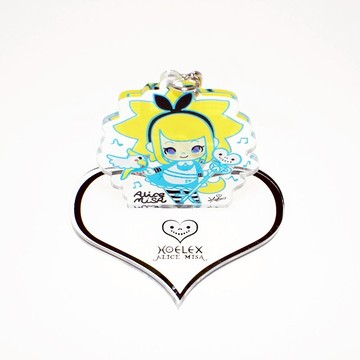 愛米莎AmisA造型壓克力立牌鑰匙圈(雙面印製)