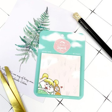 我愛蛋蛋妹-可再貼便條本