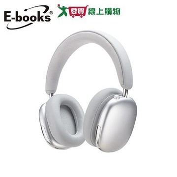 E-books AI空間音訊360度8D環繞ANC+ENC藍牙6.0頭戴耳機 SS69【愛買】