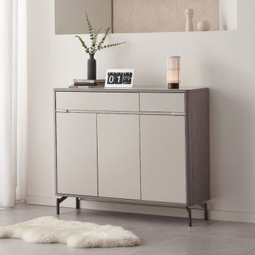 MUNA家居 2511-120型4尺玻璃鞋櫃  120X34X100cm