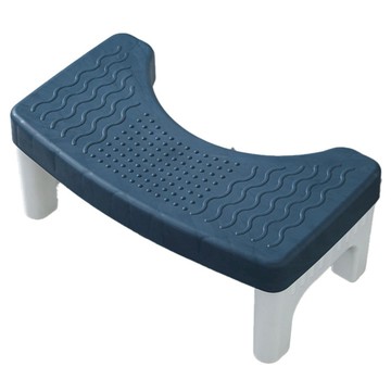 小麥購物 防滑馬桶腳踏凳 L102  39 x 22 x 16cm  藍色
