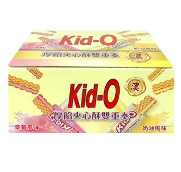 Kid-O 厚餡夾心酥雙重奏 X 54入 1026公克
