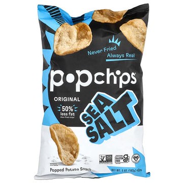 Popchips, Original，海鹽，5 盎司（142 克）