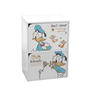 Disney迪士尼經典雙層櫃_唐老鴨 _廠商直送