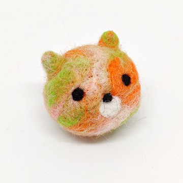 青澀戀愛-混色系列小熊 羊毛氈 鑰匙圈、吊飾、擺飾