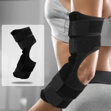 大友los1877新款透氣運動彈簧條護肘四重綁帶加壓可調節運動健身護肘護具