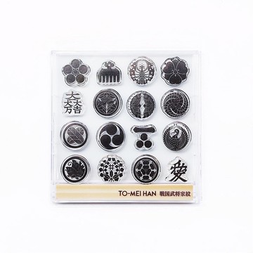 戰國武將家紋印章 - 超擬真透明印章 TO-MEI HAN -