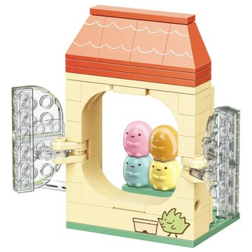 KEEPPLAY 奇妙積木 角落小夥伴 小窗口系列 積木  1個  粉圓