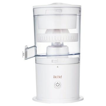 ikiiki 伊崎家電 飛旋式果物鮮榨機 12cm大口徑 一鍵鮮榨 最大容量200ml  IK-JB6001  白色