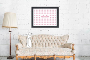 公版簽到畫布 我在每個宇宙都愛妳 (60x80cm可簽114人)