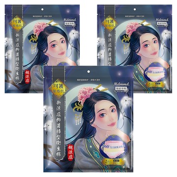 Mdmmd. 明洞國際 超涼感抑菌褲型衛生棉 30-42吋  L~XL  2片  3包