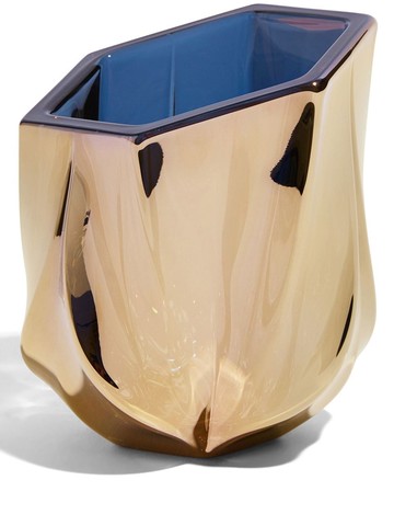 Zaha Hadid Design - Shimmer tealight holder - unisex - glass - One Size - Gold