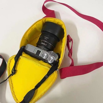 臺灣發貨>莉莉安I奶酪相機包少女心卡通ins風防撞單反收納包外出百搭斜挎包JPS