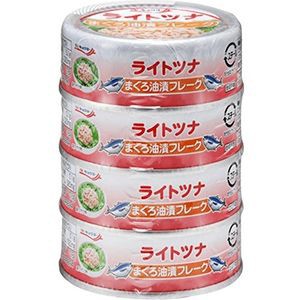 極洋 ライトツナまぐろ油漬 タイ産 70g×4P×5入