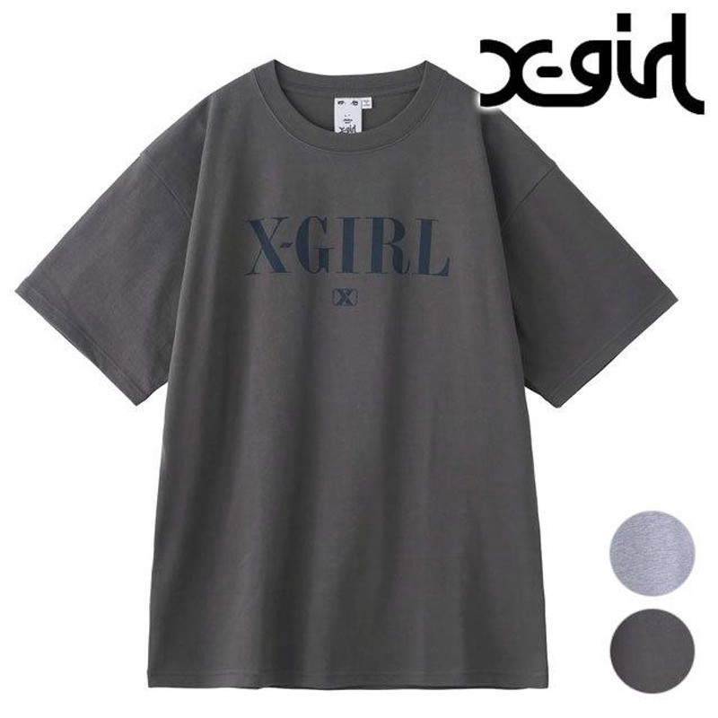 エックスガール X-girl レディース カレッジロゴ ビッグTシャツ