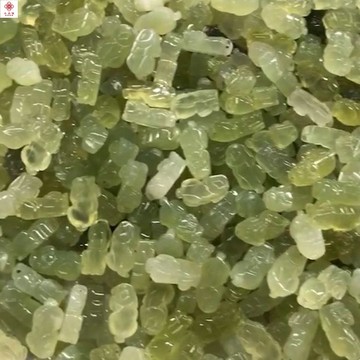 貔貅配飾 吊墜貔貅岫玉吊墜平安扣青色飾品手鏈珠掛飾配件手工材料