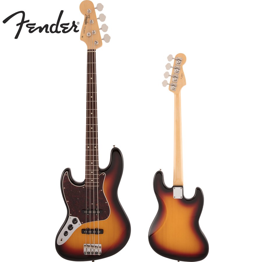 Fender Made in Japan Traditional 60s Jazz Bass Left-Handed -3-Color Sunburst-