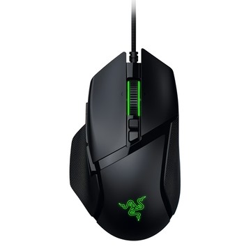 RAZER 雷蛇 巴塞利斯蛇 V3 35K 滑鼠  傾斜滾輪  13 顆可自訂控制鍵  11 區 Chroma 燈光效果  黑色