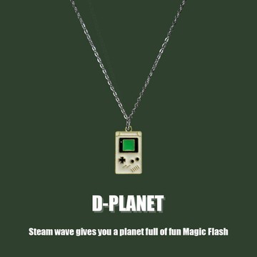 🔥臺灣熱賣⚡️DPLANET 遊戲機項鍊ins復古童趣90後回憶感十足搞怪創意吊墜鏈子🎉