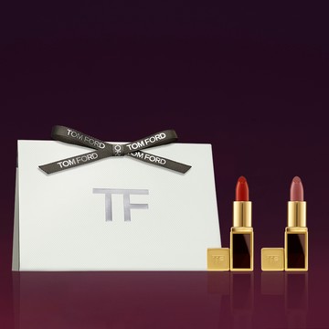 【TOM FORD】設計師迷你唇膏1+1組 | 女生送禮 | 情人節禮物 | 唇膏 | 潤唇膏 | 彩妝推薦 | 女生送禮推薦