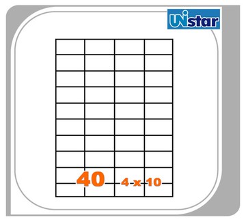 【量販10盒】裕德 電腦標籤 40格 US4461 三用標籤 列印標籤【領券滿額再折千12/31止】