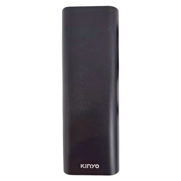 Kinyo 鋁合金行動電源10600mAh USB 163 x 58 x 21mm 367g  KPB-3100  黑色